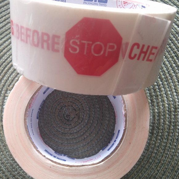 Packing tape lot of 4  check content before signing - Picture 1 of 4